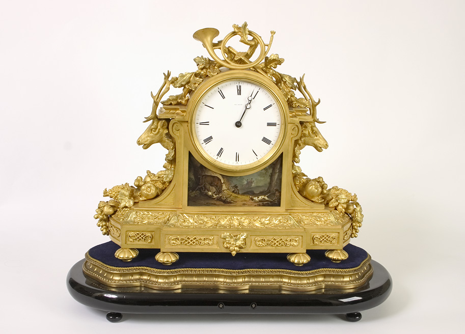 Hunting Scene Clock by Shaw